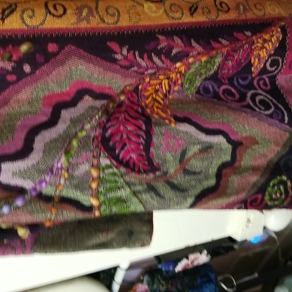 Soft surroundings embroidered jacket - Picture 9 of 13